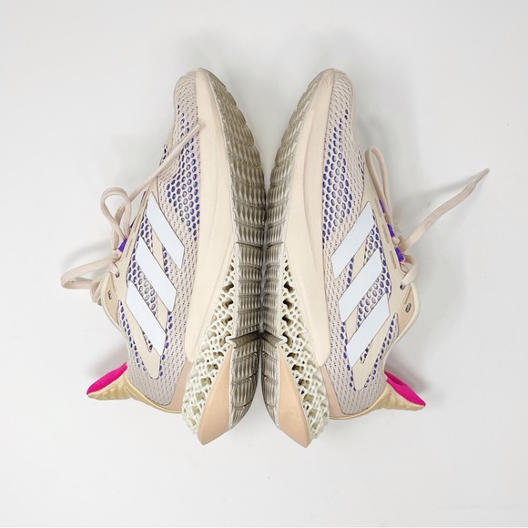 Adidas 4DFWD Pulse Running Shoes Ivory Mesh Lace Up Lightweight Sneakers Sz 6.5 - Picture 6 of 10